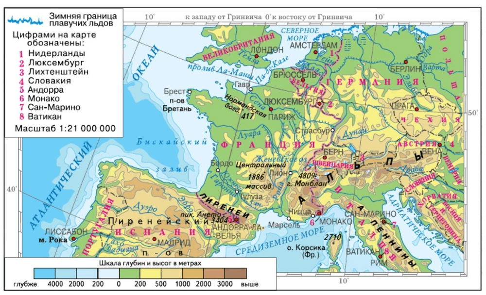 Моря омывающие проливы